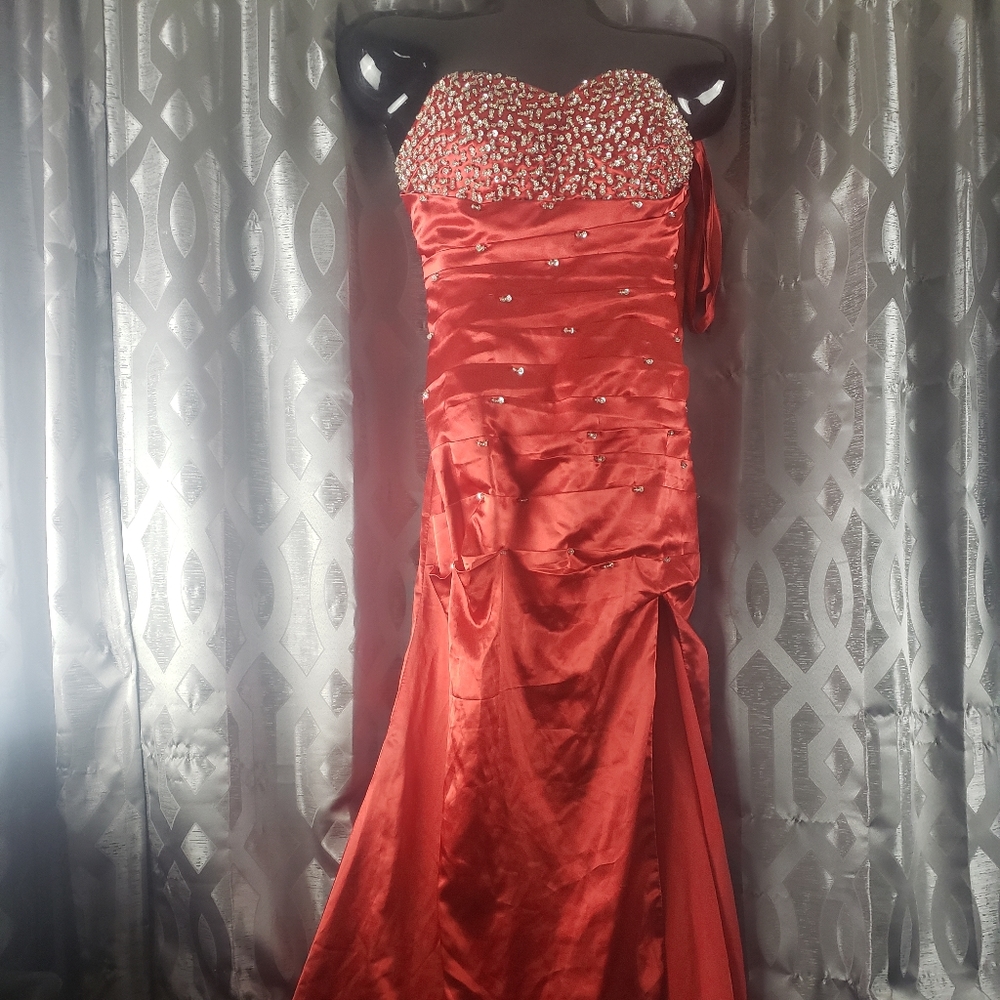 Red dress